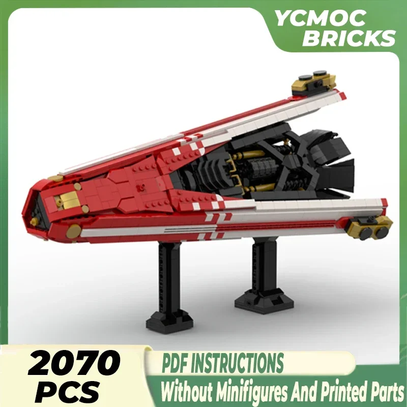 Космическая военная модель Moc строительные кирпичи военный корабль Razorback