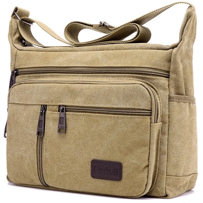 

Men Canvas Shoulder Bags Casual Tote Travel Men's Crossbody Bag Luxury Messenger Bags Fashion High Quality Handbag Storage bag