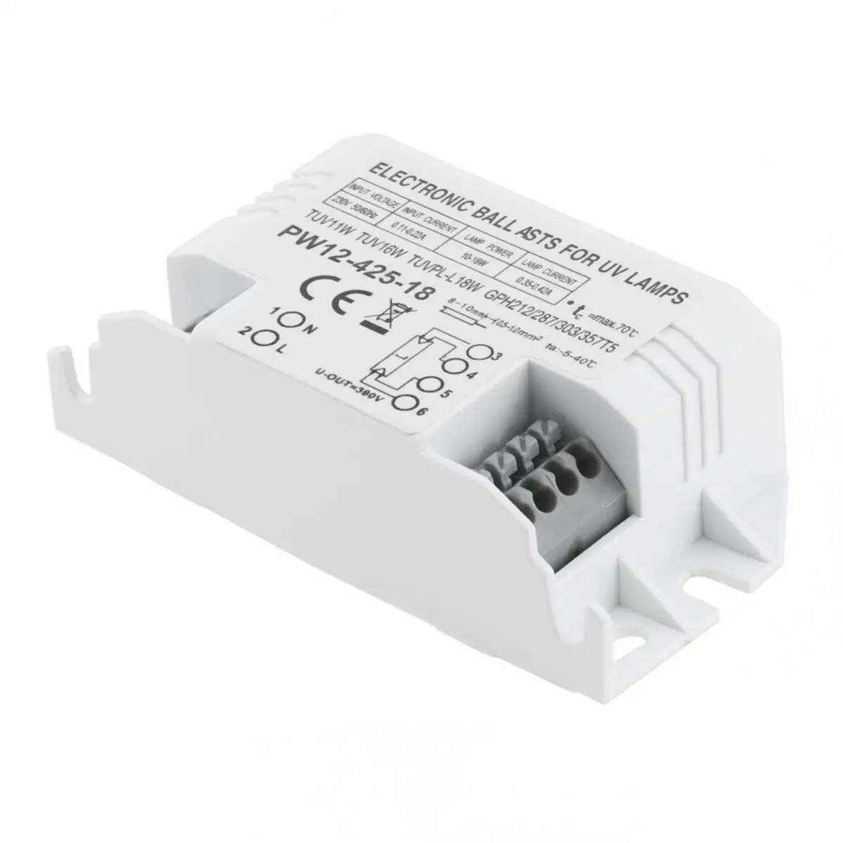 

Электронные балласты 10-18 Вт, универсальный балласт 220 В для G23 G10q G5, УФ-лампа, УФ-стерилизация, лампа, световая трубка