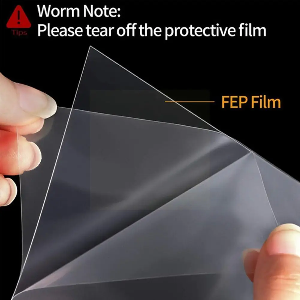 

5pcs 3d Printer Light Curing Release Film 200*140 Double-sided With Film Carton F46 Film Scraper N9a4