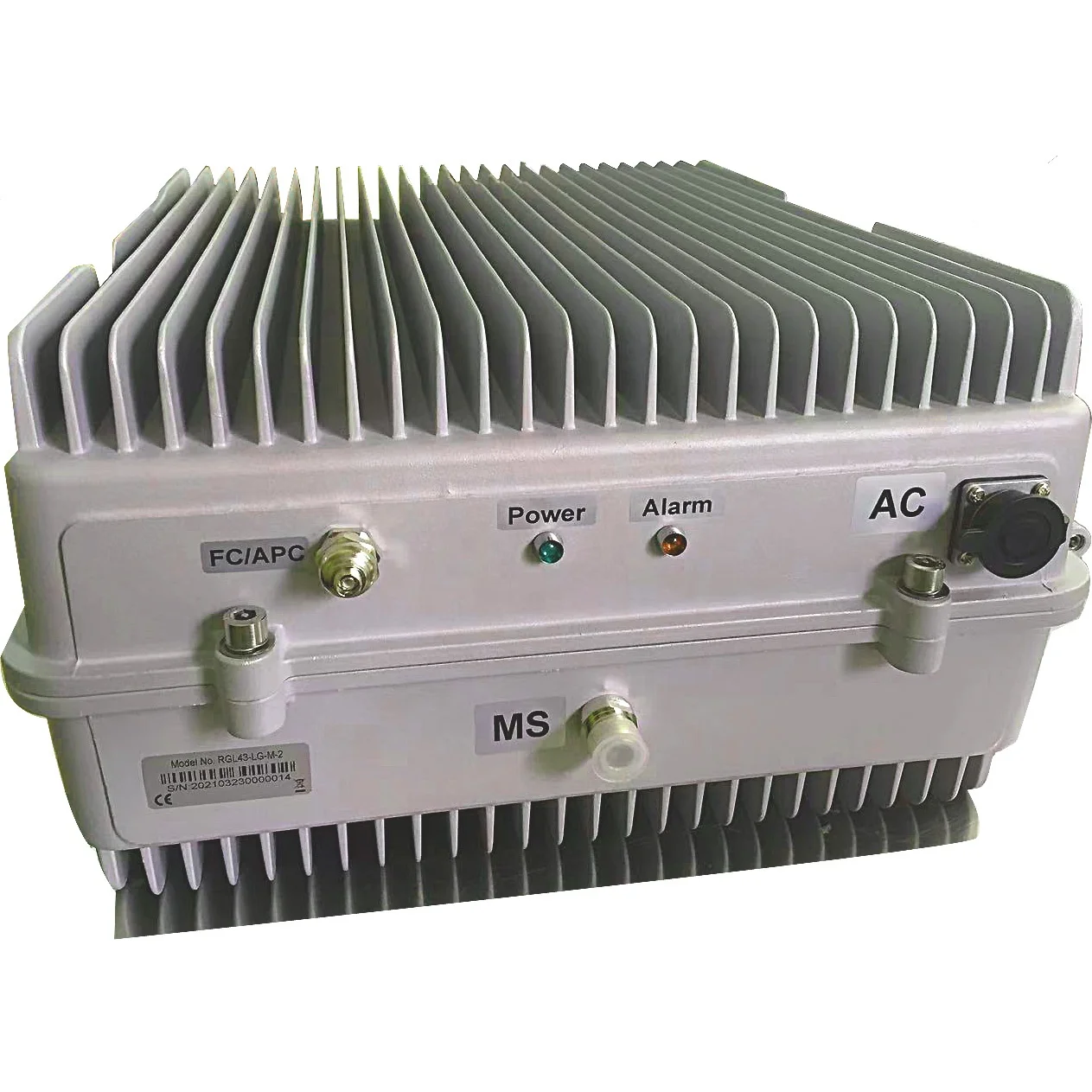 

43dBm Dual Band Fiber Optical Repeater with N male connector