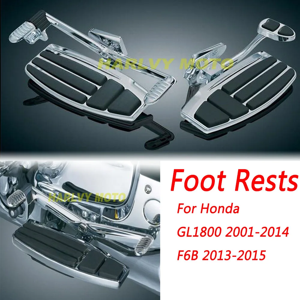 

Набор напольных досок для Honda Goldwing GL1800 & F6B 01-16 Valkyrie 2014-2015 подножка мотоциклиста Pegs