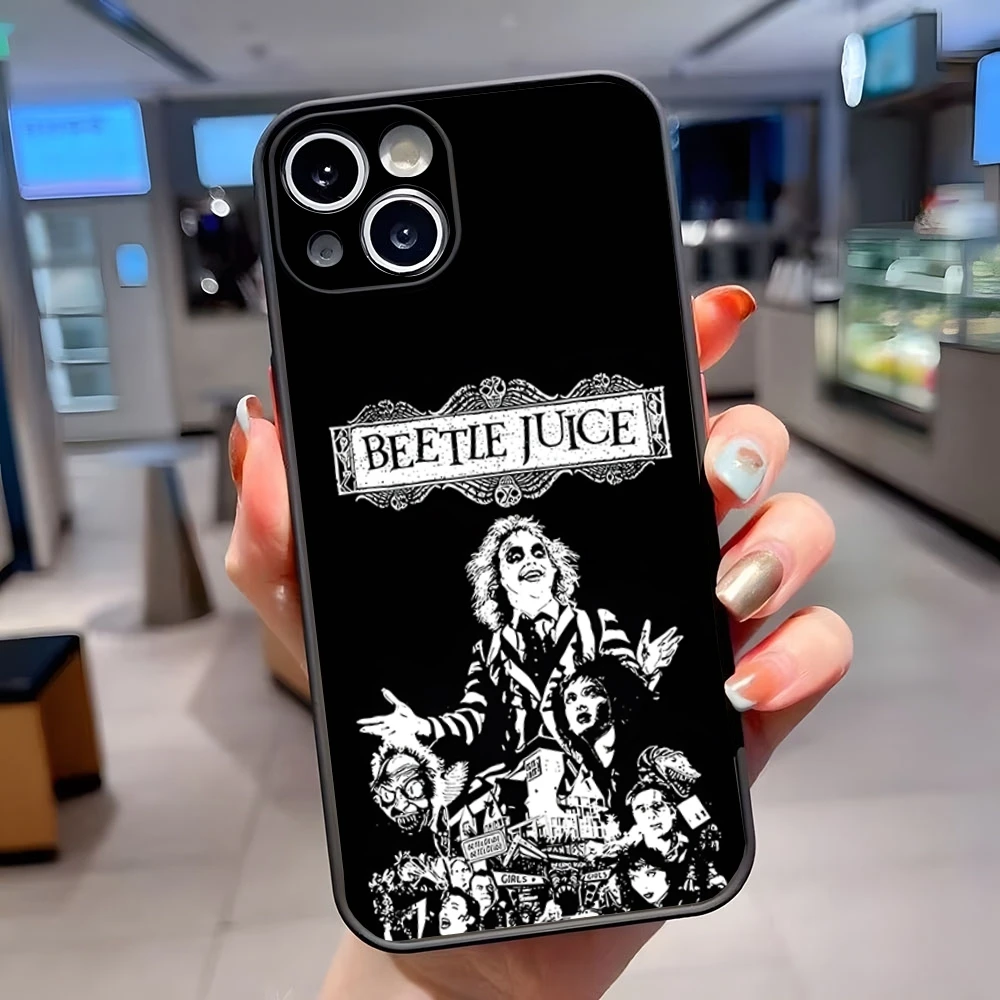 Чехол для телефона B-Beetlejuices 2 iPhone 16 Pro 15 Max 14 Plus 13 11 12 Mini Xs X Xr 7 8 Se матовый чехол