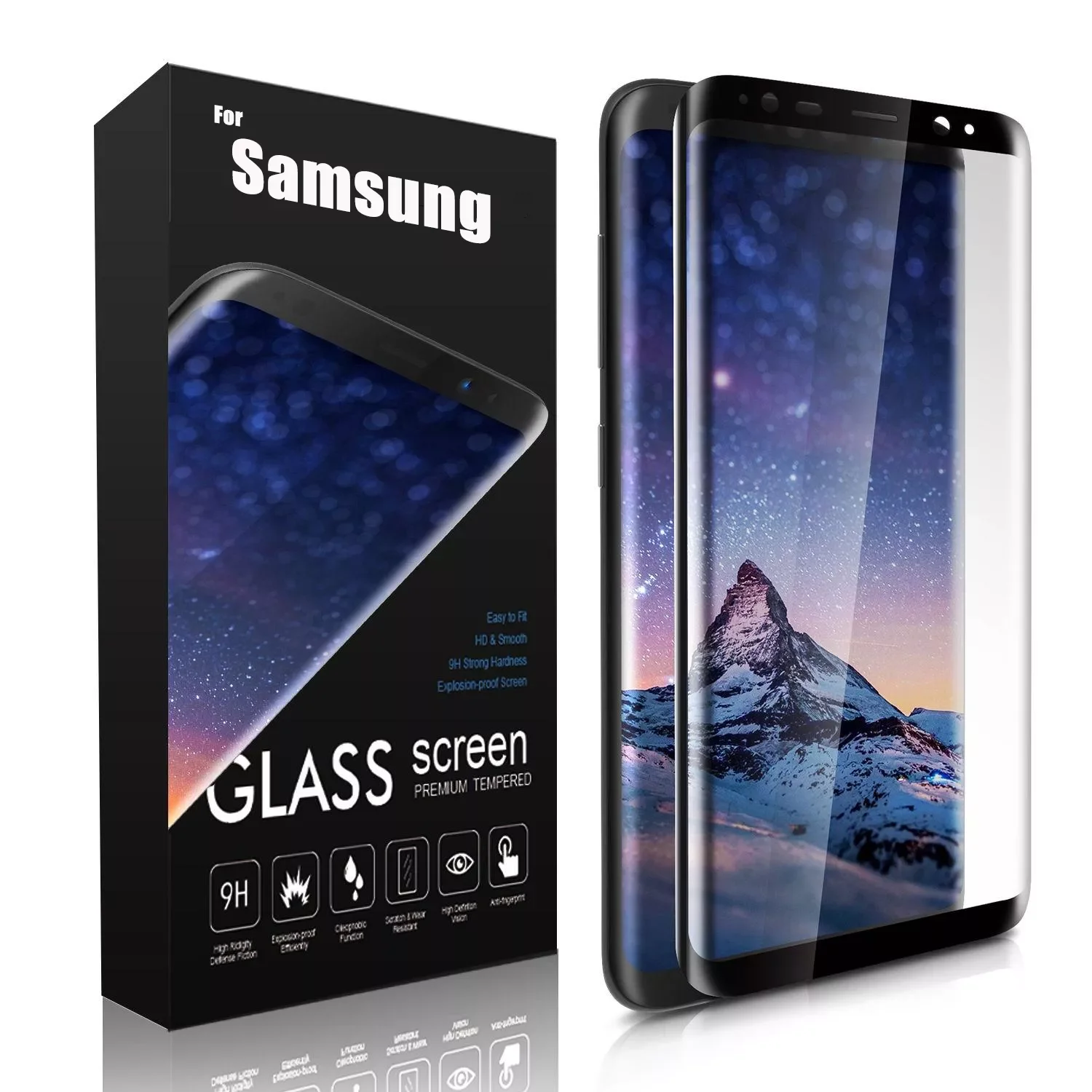 

9D Curved Tempered Glass for Samsung Galaxy Note8 Note9 Note10 Note20 Ultra Screen Protector S22 S21 S20Ultra S9 S8 S10 Plus FE