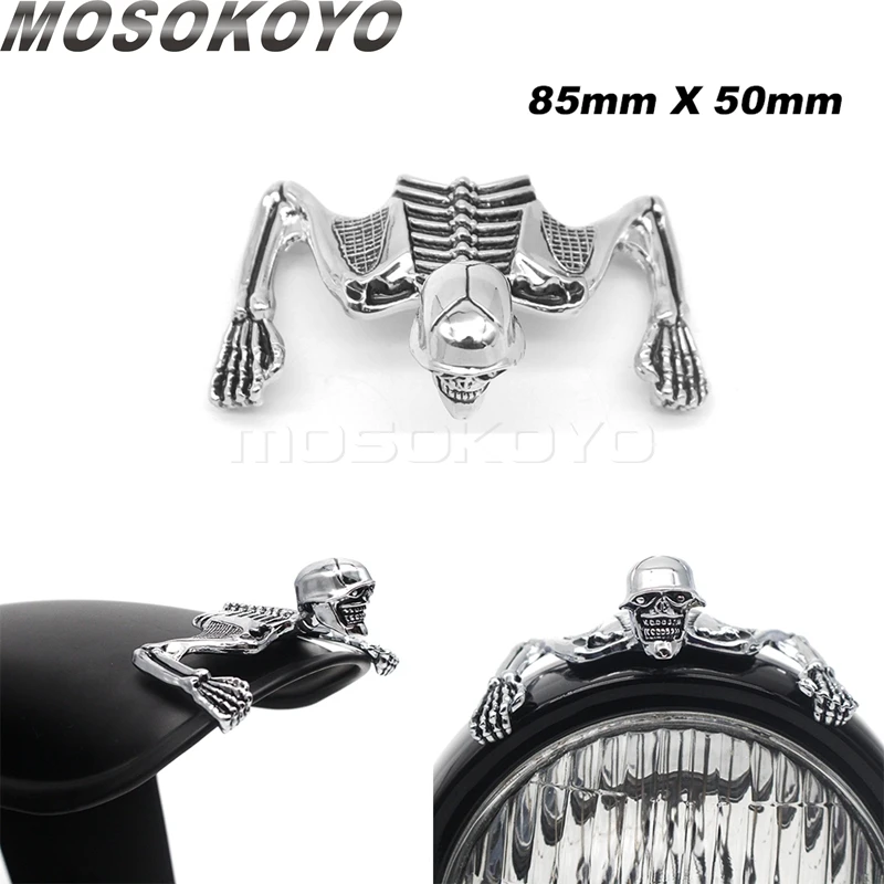 

Мотоциклетный козырек, фары, изогнутое крыло, череп, декоративные наклейки-фигурки для Harley XL Touring Fat Boy, лампы, орнамент в виде скелета