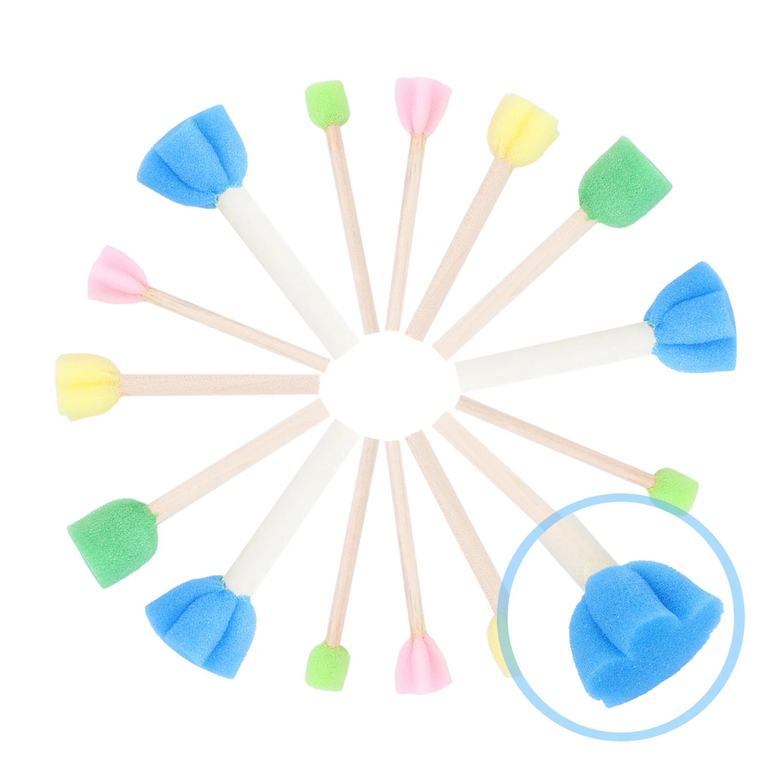 

15 шт., детские мини-губки в форме цветка