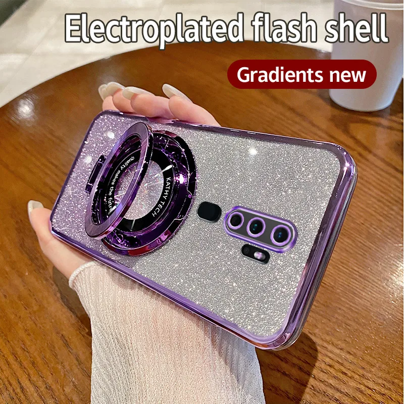 Чехол для OPPO A5 2020 cph830 гальваническое покрытие Мягкая Блестящая задняя крышка