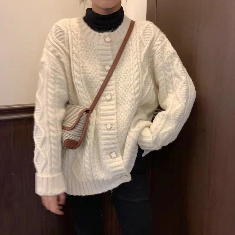 

Cardigan Women Autumn 2022 New Women's Sweater Loose Korean Casual Sweet Long Sleeve Sweater Coat