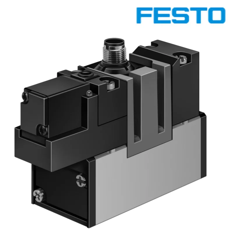 Фото Электромагнитный клапан FESTO 184507-MEBH-5/2-D-3-ZSR-C, 5/2-ходовой, односоленоидный, оригинальный, высокопроизводительный. №2