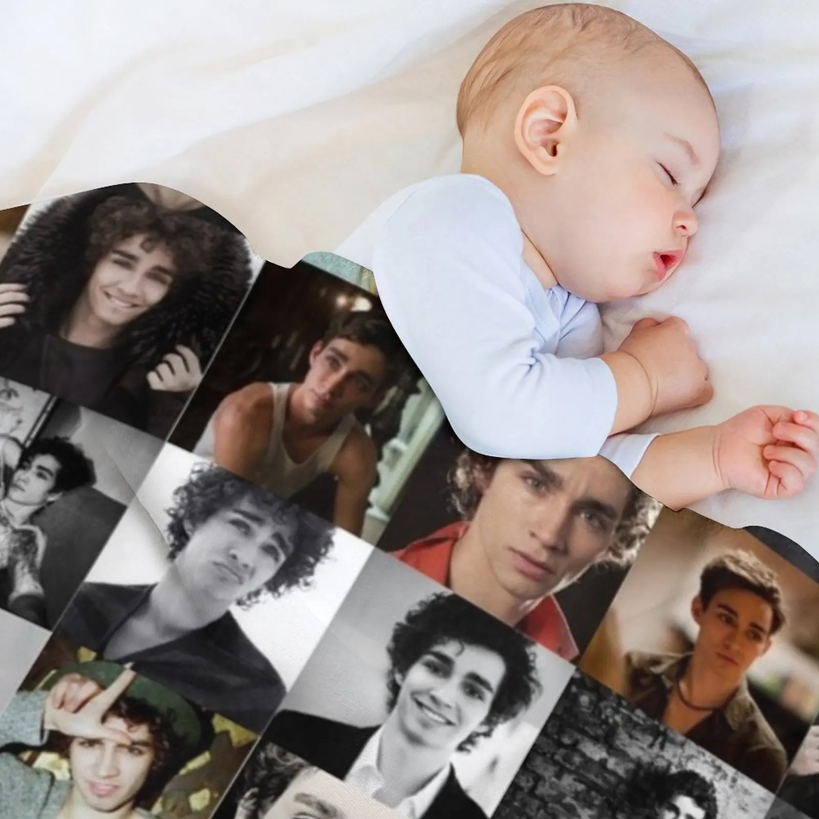 Фото Плед-одеяло Robert Sheehan для дивана, косплей, аниме, зимнее, многофункциональное, модное тонкое одеяло для кровати №3
