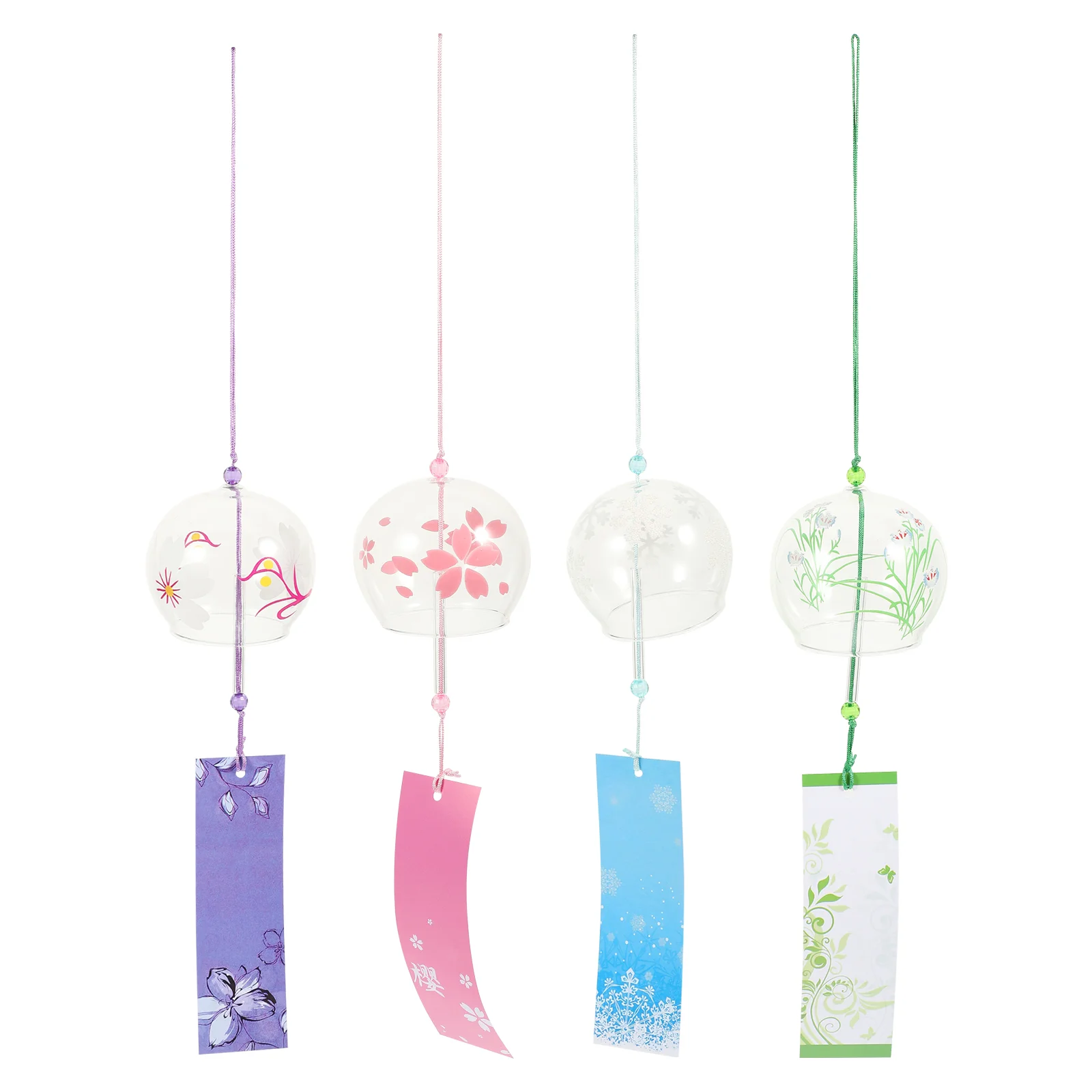 

Wind Bell Chimes Glass Chime Japanese Bells Hanging Outdoorgarden Clearance Decor Ornamentsornament Fengshui Home Craft Pendant