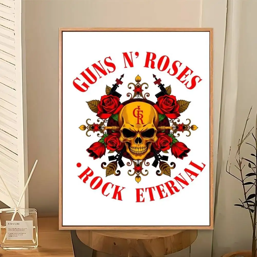 Фото Постер G-Guns N R-Roses, идеальный космический стикер, самоклеящийся, для офиса, домашнего кинотеатра, настенный декор, стильный подарок №2