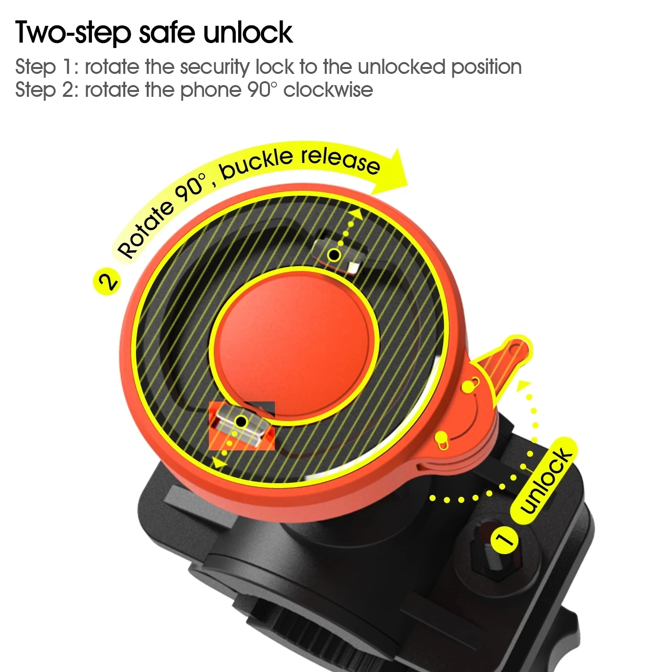Quick mount Bicycle Phone Holder For iPhone Samsung Universal Mobile Cell Phone Holder Bike Handlebar Clip Stand GPS Bracket