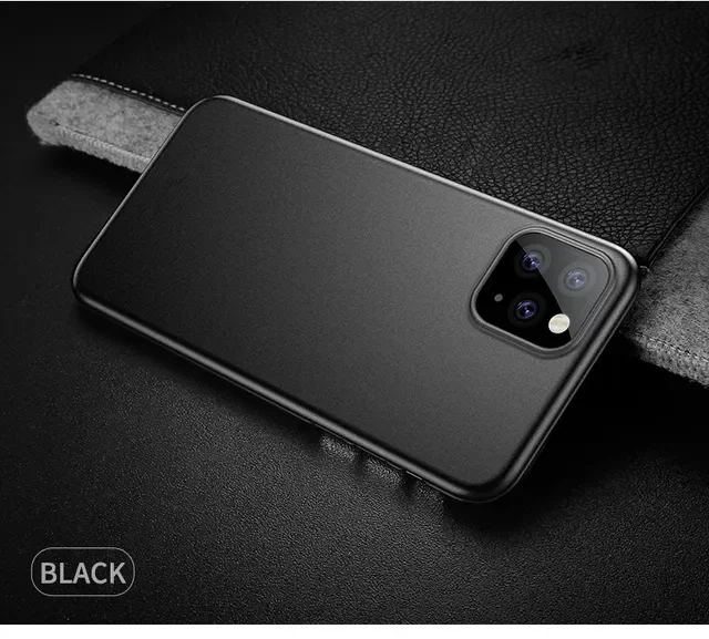 

Ultra Thin Hard Soft Case For iPhone 13 12 mini 11 Pro X Xr Xs Max Matte PP Back Cover For iPhone SE 2020 6 6S 7 8 Plus