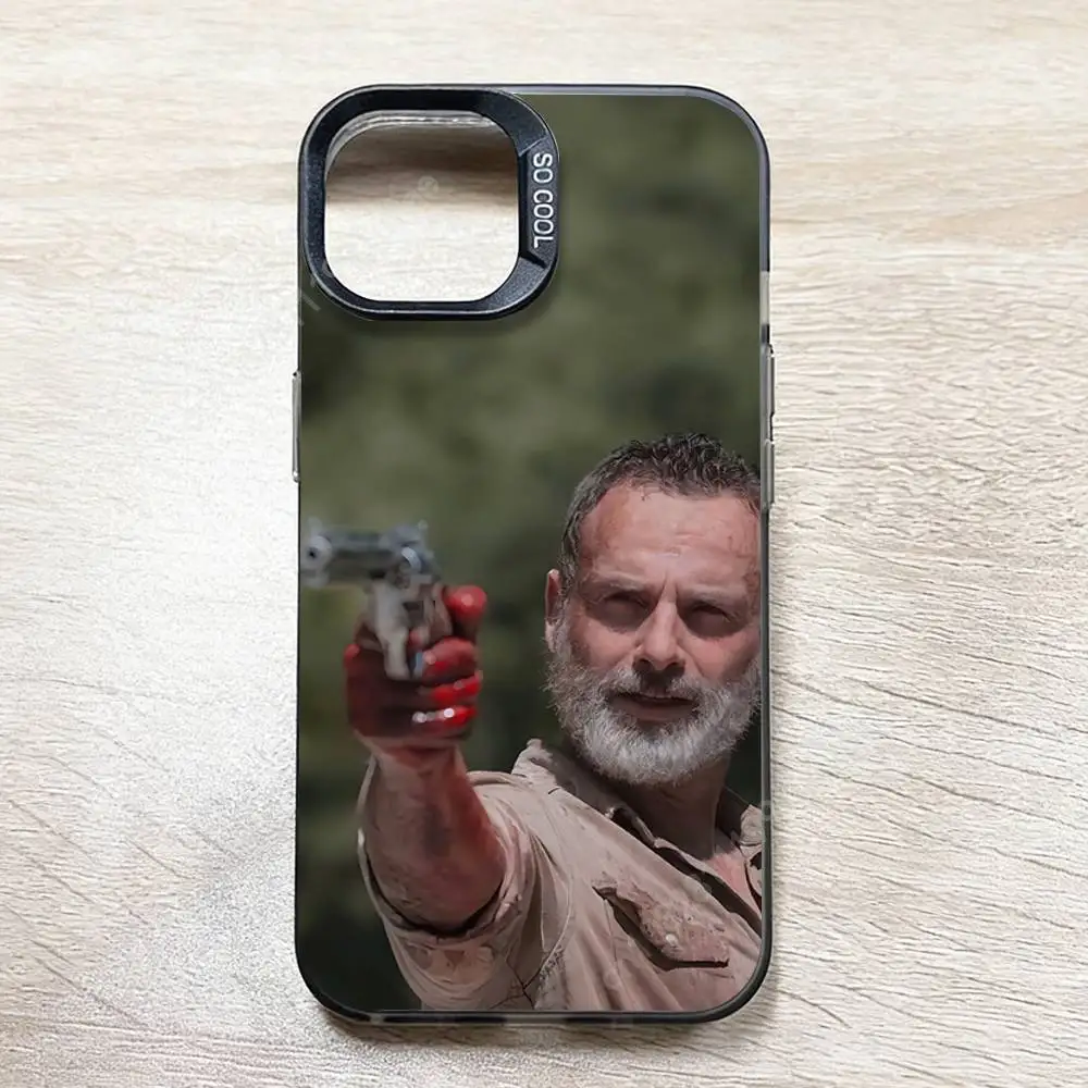 Фото Чехол для телефона W-Walking D-Dead-S Rick Daryl для iPhone 17 16 15 Max Mini 14 13 Pro Plus 12 11 X XS Air IMD Cover №5