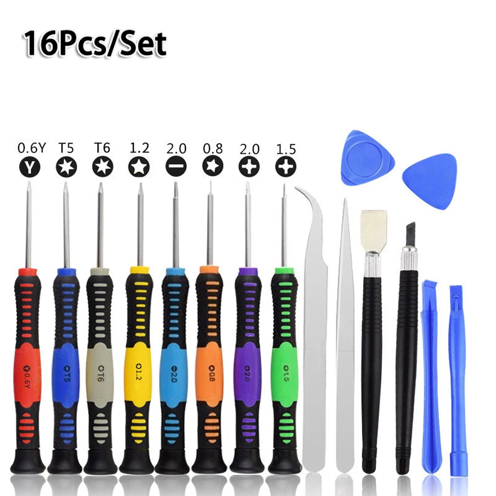 

16pcs/Set Precision Screwdriver Disassembly Tool Set Mobile Phone Repair Kit For Opening Screen Hand Tool