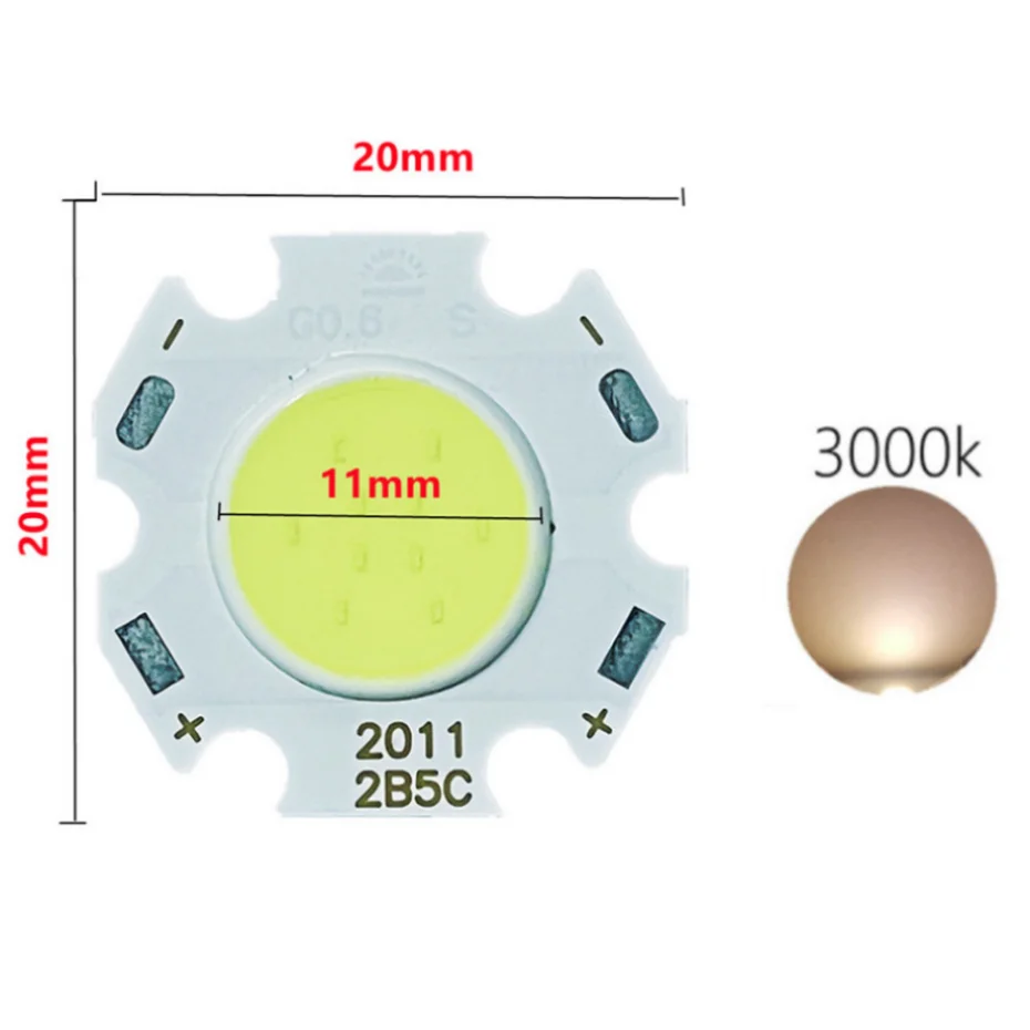 

UooKzz LED Source Chip светильник белый 3 Вт/5 Вт/7 Вт/10 Вт