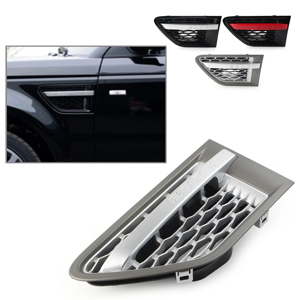

Auto Front Fender Air Vent Grille ABS Replacement Grill For Land Rover Range Rover Sport 2010 2011 2012 2013 Car Accessories
