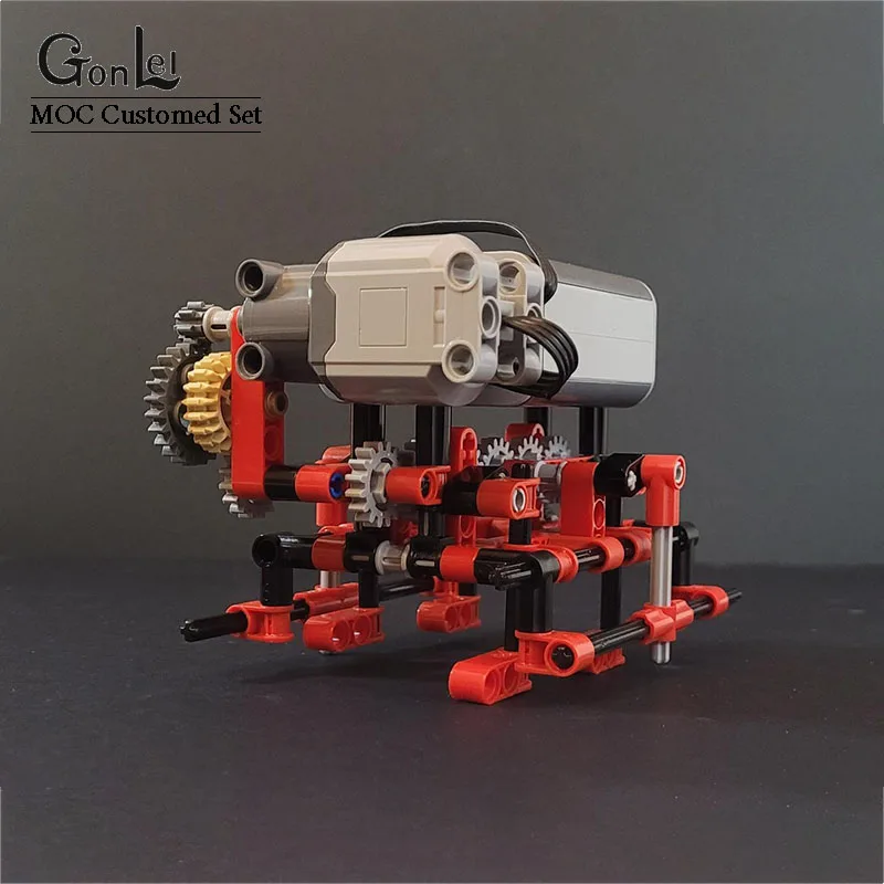 Техническая модель робота-ходунки с длинными ногами конструктор MOC механические