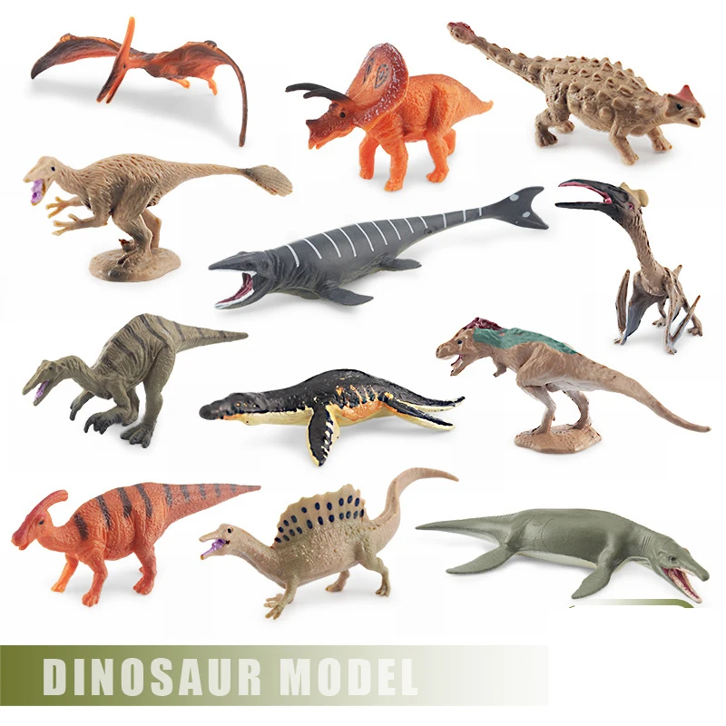 

New Realization Wild Dinosaur Animal Solid Simulation Figurines ABS Action Figures Model Collection EducationAl For Children Toy