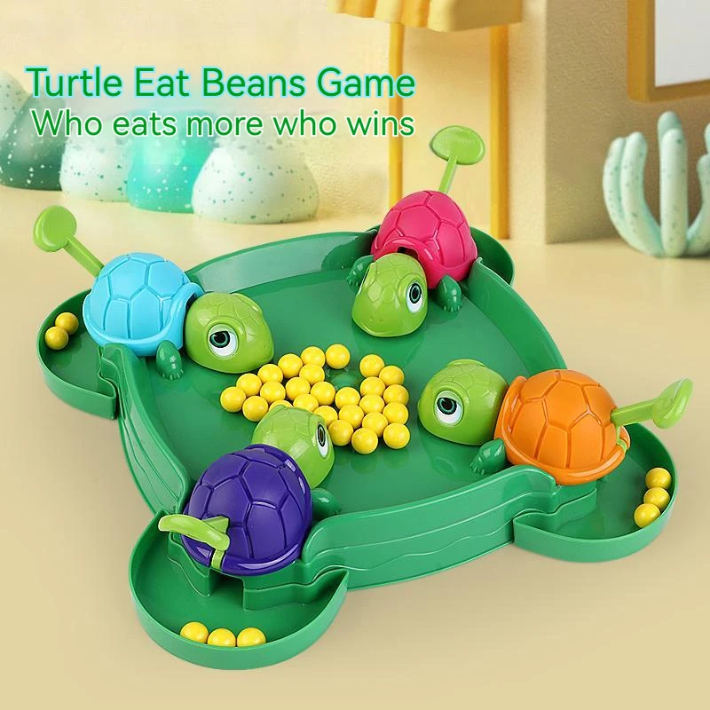 

Игровая доска Eat Beans, сумасшедшая черепаха, есть мячи, мультиплеер, конкурентоспособная гонка, Интерактивная игрушка с друзьями, образовател...
