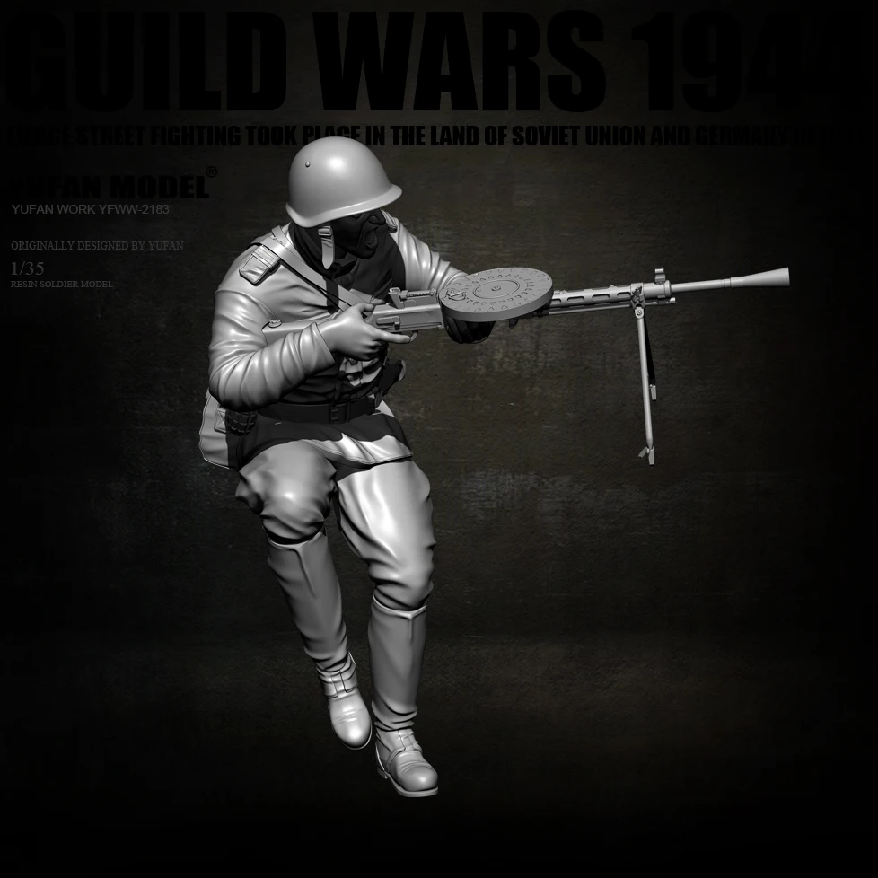 

YUFAN MODEL 1/35 Resin Soldier model kits figure colorless and self-assembled YFWW-2183