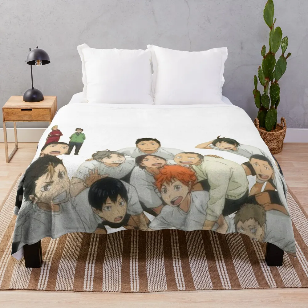 

Haikyuu! Плед с персонажами, 3D одеяло, плюшевое одеяло s