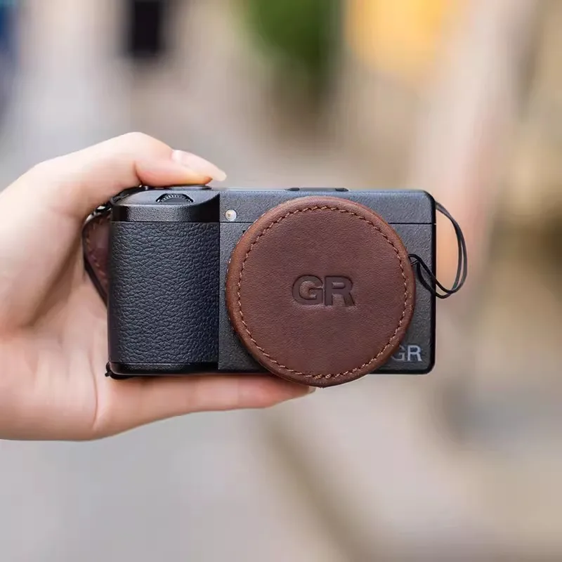 Крышка для объектива из натуральной кожи Ricoh GR1 GR II GR2 GR3 III GR3X