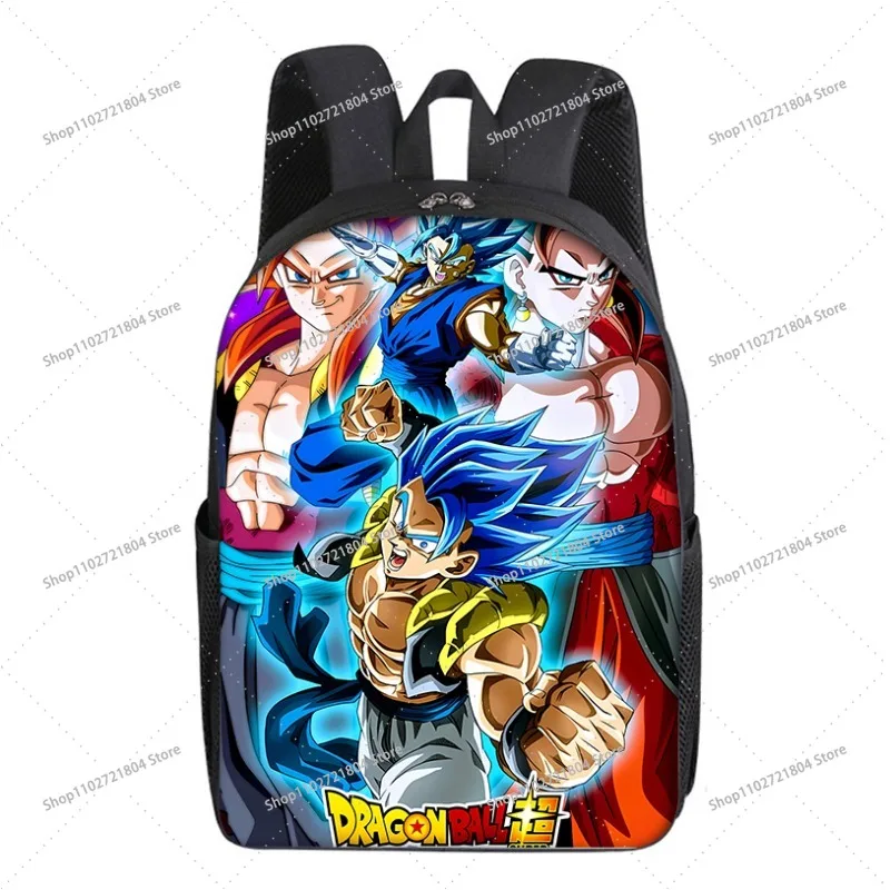 Фото Рюкзак Dragon Ball большой вместимости для студентов, школьный рюкзак с принтом аниме и мультфильмов, модный рюкзак для хранения книг и канцелярских принадлежностей, подарки №4