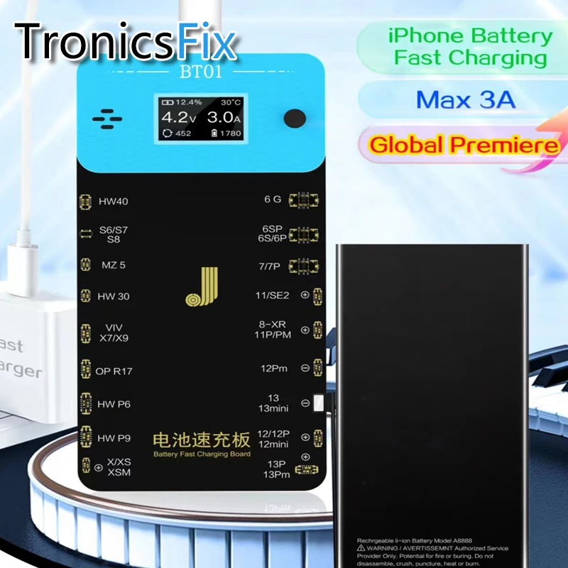

JCID JC BT01 Battery Fast Charging Board /iPhone Mobile Fast Charging/ Detection Baord/Mobile Battery Repair Tool