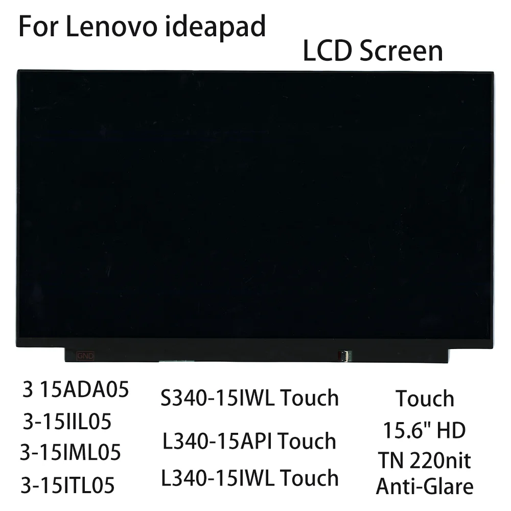 15 6 &quotHD новый для Lenovo ideapad 3 15ADA05 3-15IIL05 3-15IML05 3-15ITL05 сенсорный ЖК-экран ноутбука TN 220nit