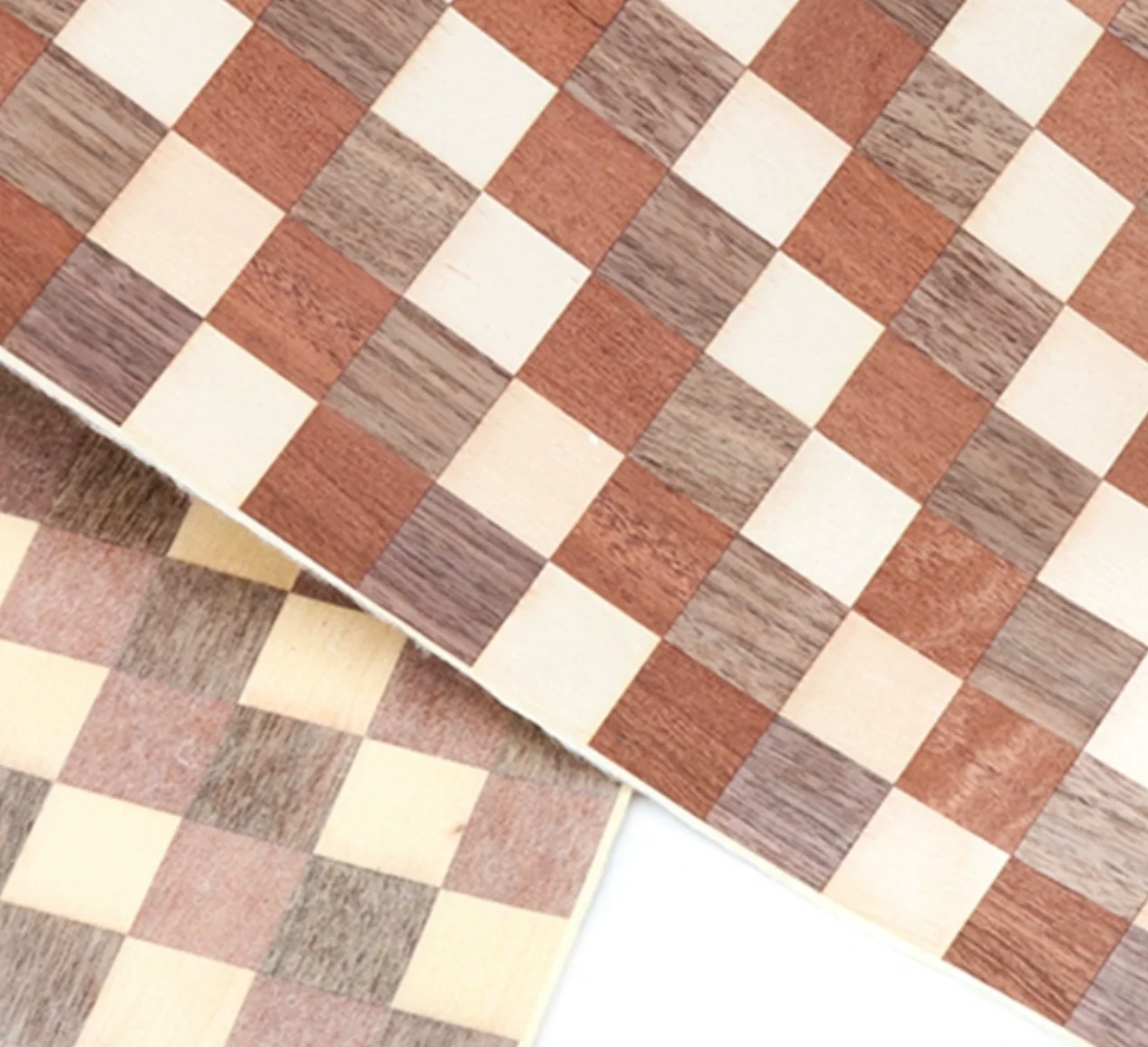 L: 2 5 метров ширина: 430 мм T: 0 25 3-цветный клетчатый деревянный шпон ручной работы