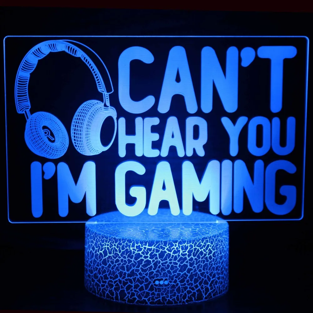 

Nighdn 3D Headphone Lamp Led Night Light 7 Colors Changing Child Nightlight Bedroom Decoration Birthday Christmas Gift for Kids