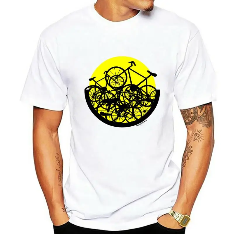 

Men t-shirt Jumbled Bicycles Circle tshirt Women t shirt