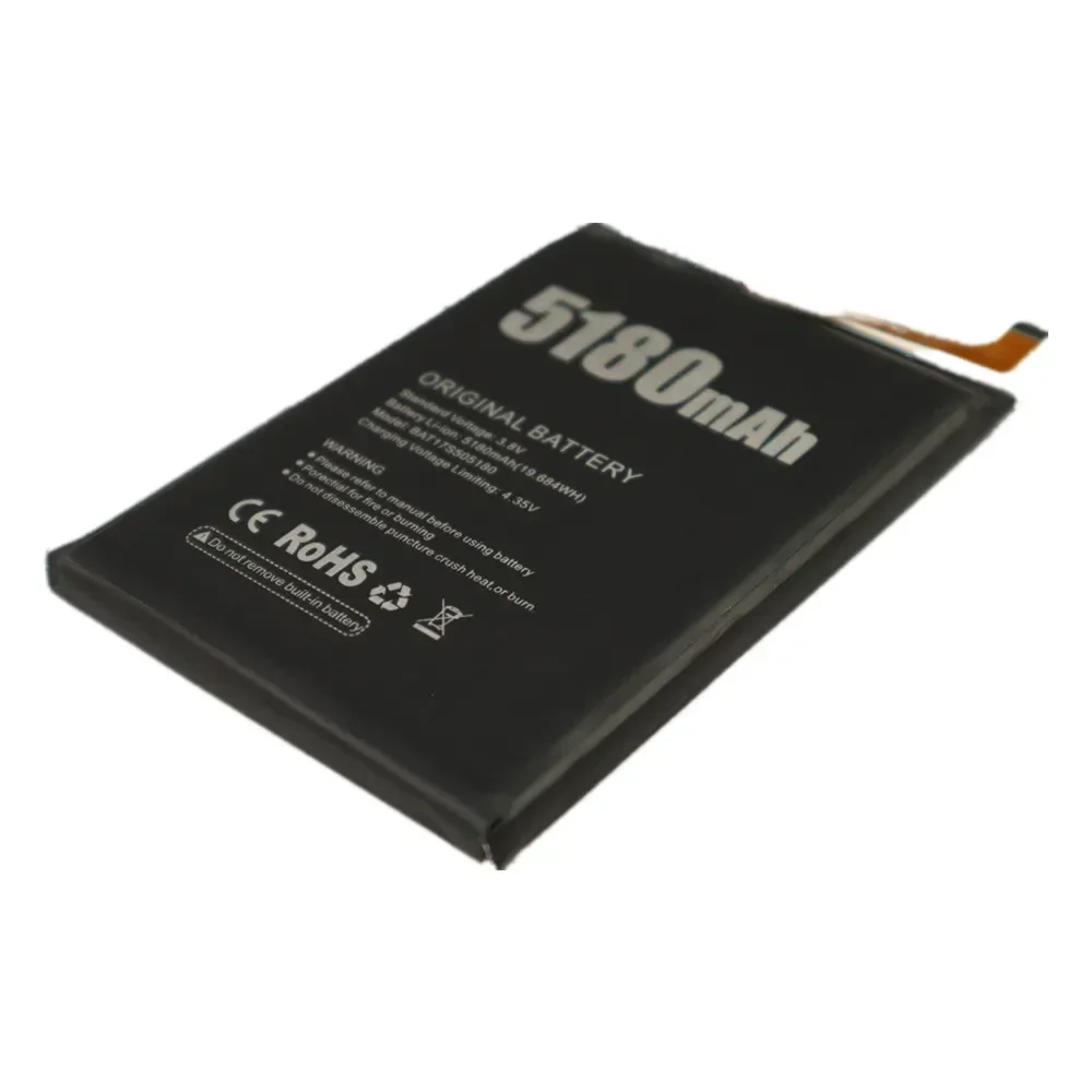 Оригинальный аккумулятор 5180 мАч BAT17S505180 для телефона DOOGEE S50 сменный