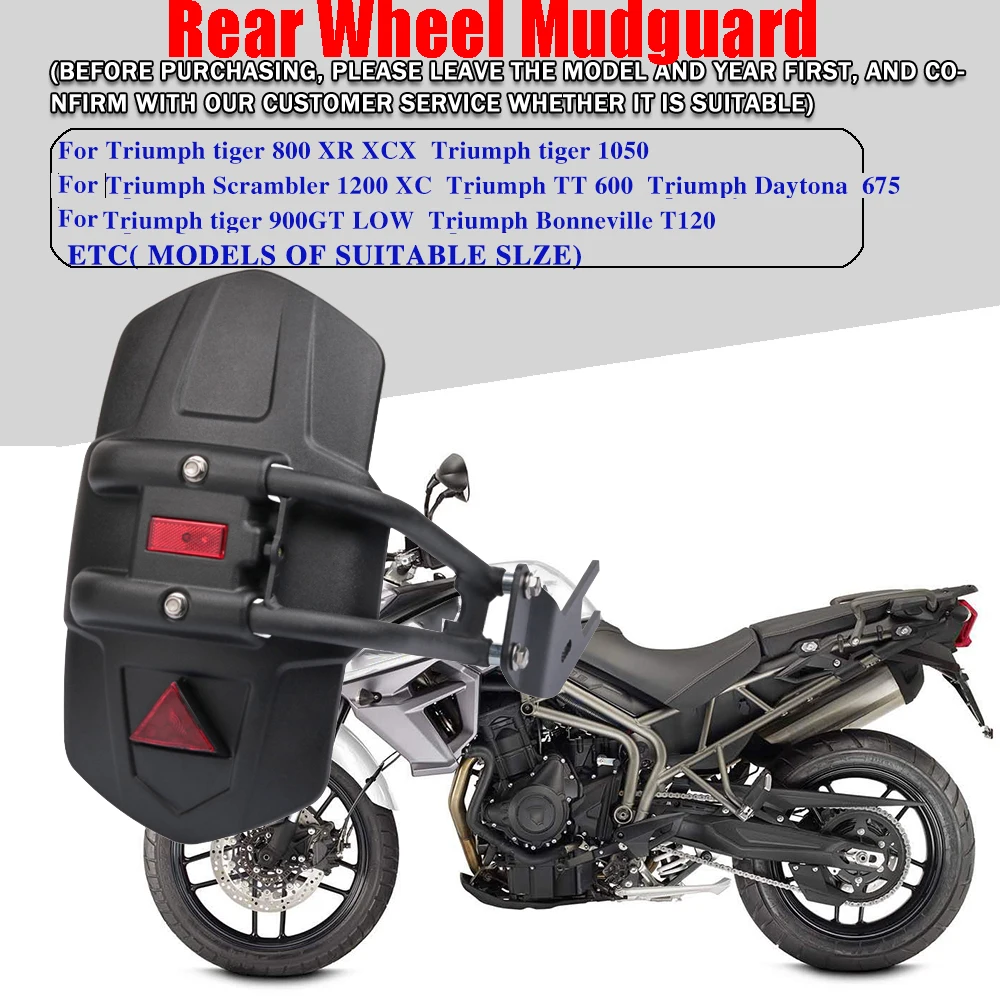 Motorcycle Rear Fender Mudguard Splash Guard Cover For Triumph Tiger 800 XC XCX XR XRX XCA XRT Tiger 850 660 Sport 900 GT LOW