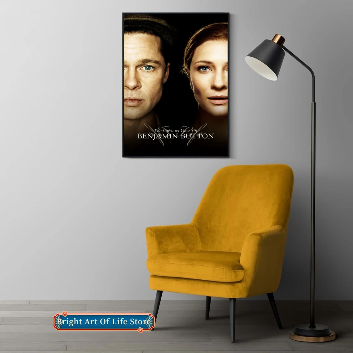 

The Curious Case of Benjamin Button (2008) Classic Movie Poster Cover Photo Canvas Print Apartment Home Decor Wall Painting