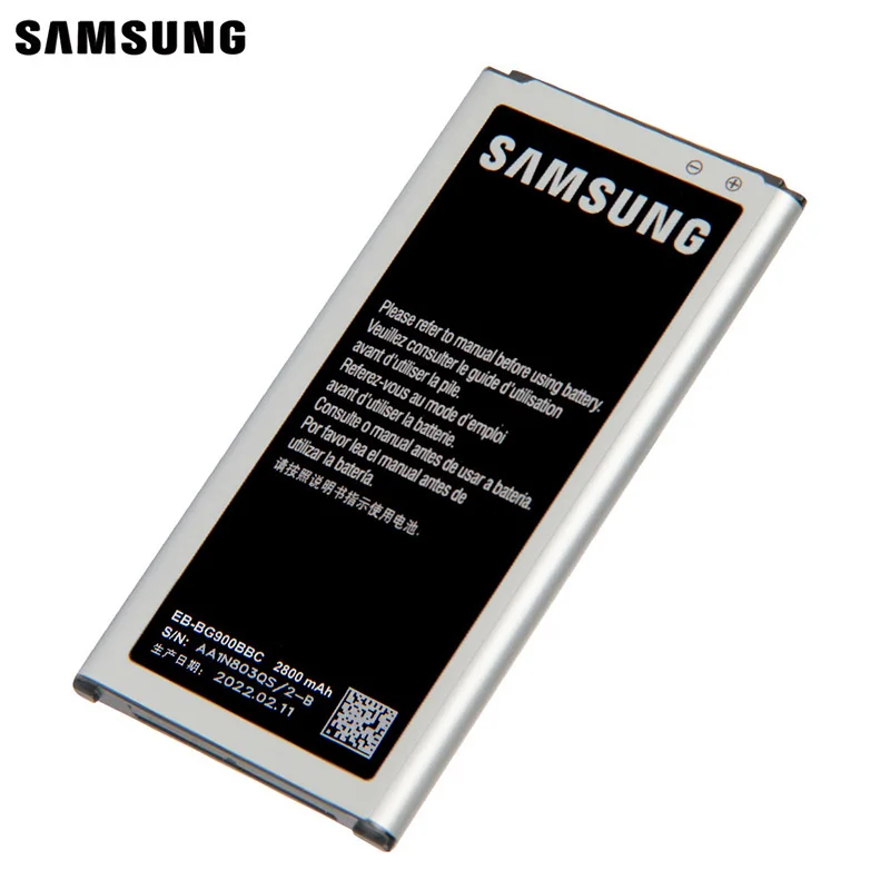 Samsung Original Replacement Battery EB-BG900BBE For Galaxy S5 G900M G9008V G900S G900F 9006V 9006W 9008W EB-BG900BBC /BBU