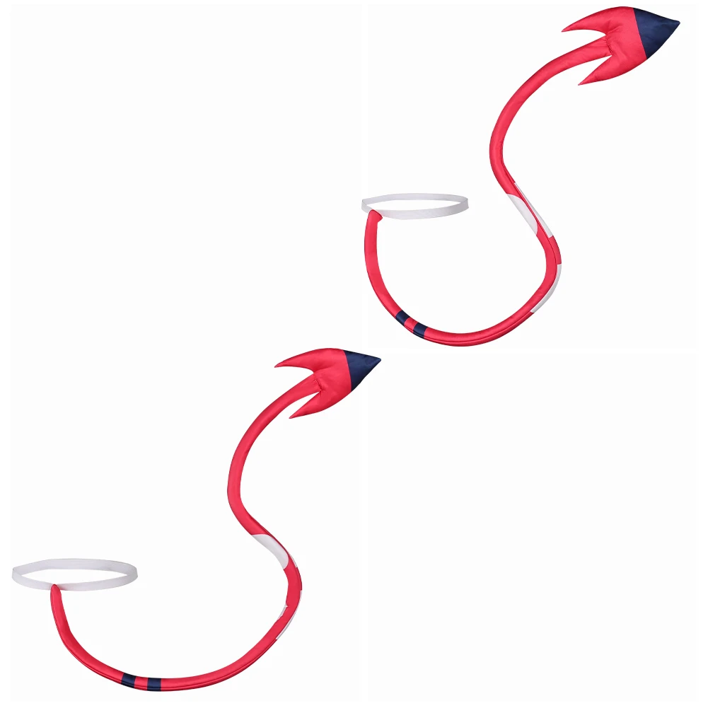 Blitzo Moxxie Millie Tail Мультфильм Helluva Косплей босса косплей костюм аксессуары реквизит