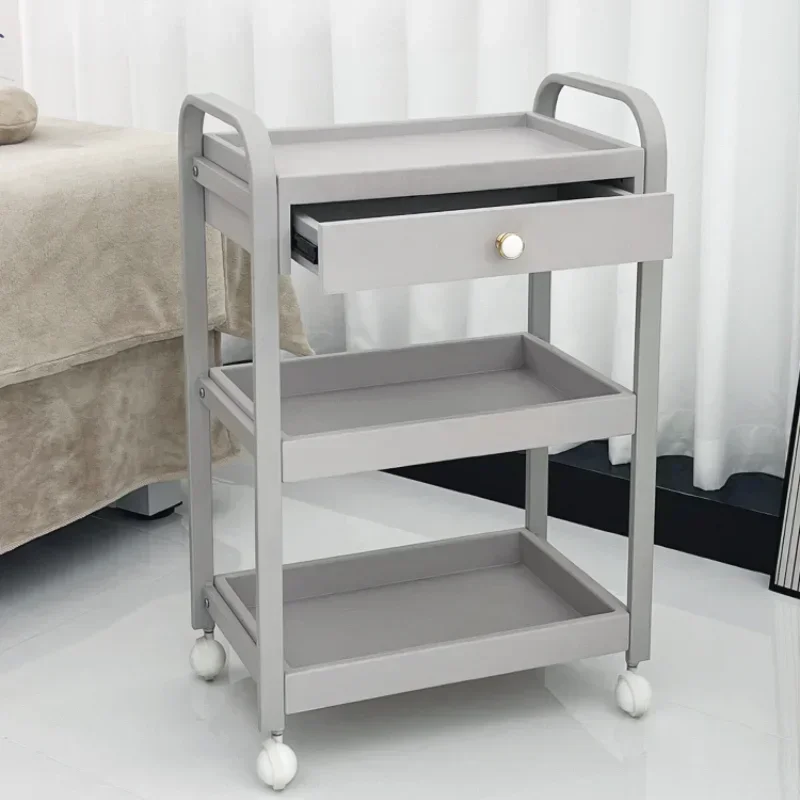 Косметическая железная тележка для покупок макияж медицинские алюминиевые