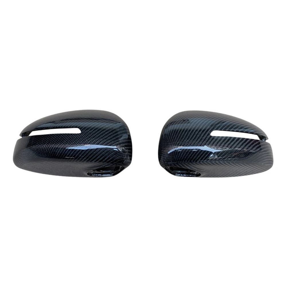 

1 Pair Carbon Fiber Side Wing Mirrors Reaview Mirror Cover Caps for Audi TT TTS TT-RS 8J MK2 2007-2014 R8 42 2007-2015