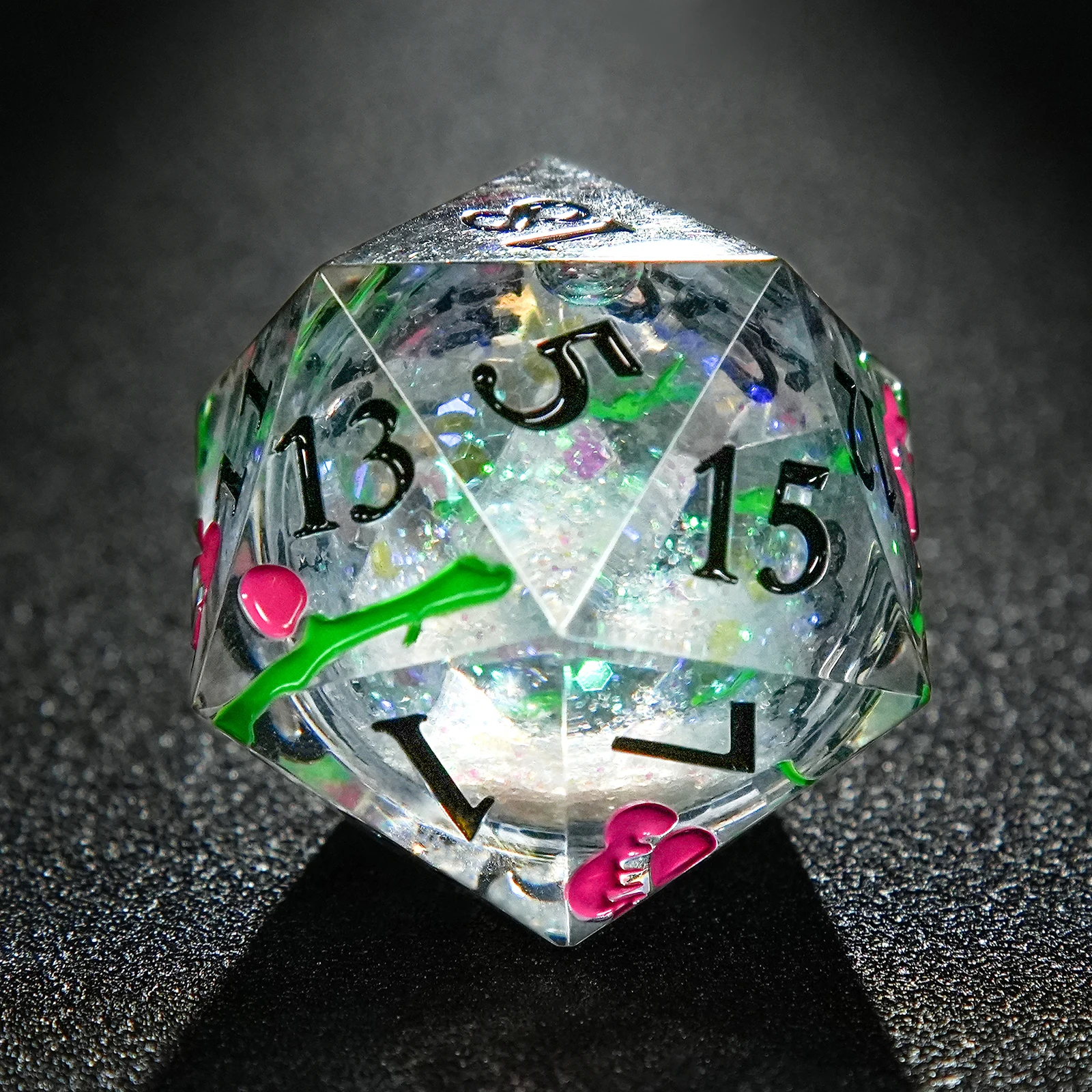 35 мм D20 Dargon Eye игральные кости DND набор кошачий глаз жидкий сердечник острые края