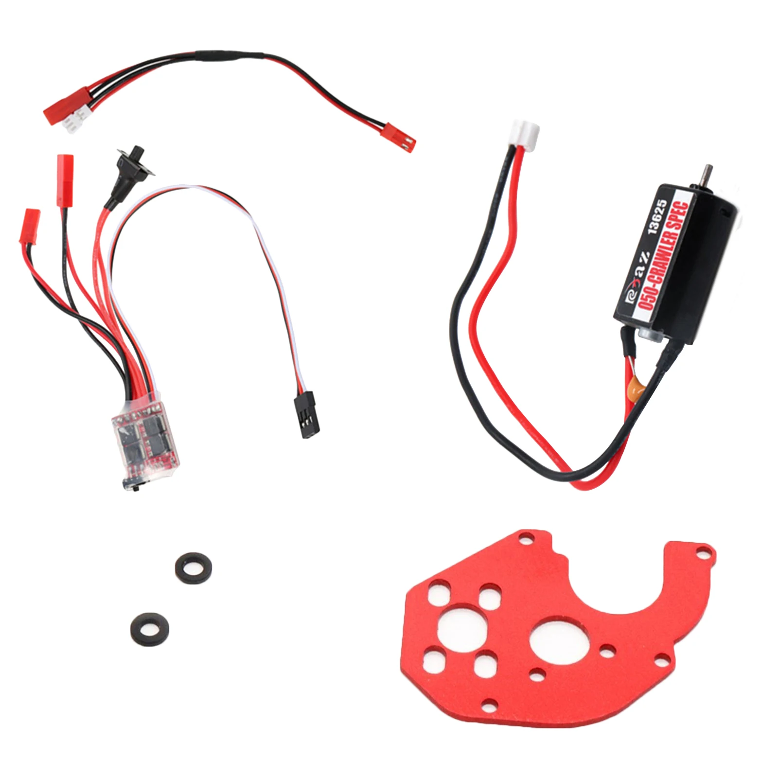 

050 60T Bushed Motor 30A Bushed ESC for 1/24 RC Crawler Axial SCX24 AXI90081 AXI00001 AXI00002 Upgrade Parts
