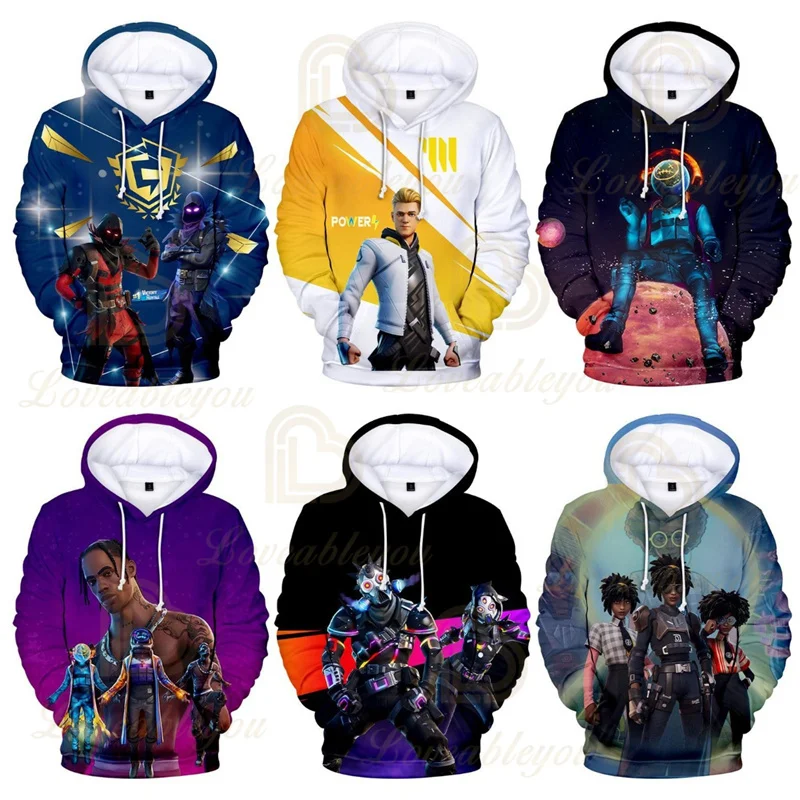

Fortnite Boys Hoodies Ravage Long Sleeve Hoodie Tops Purple Alpaca Kids T Shirts Casual Spring Autumn Anime Streetwear