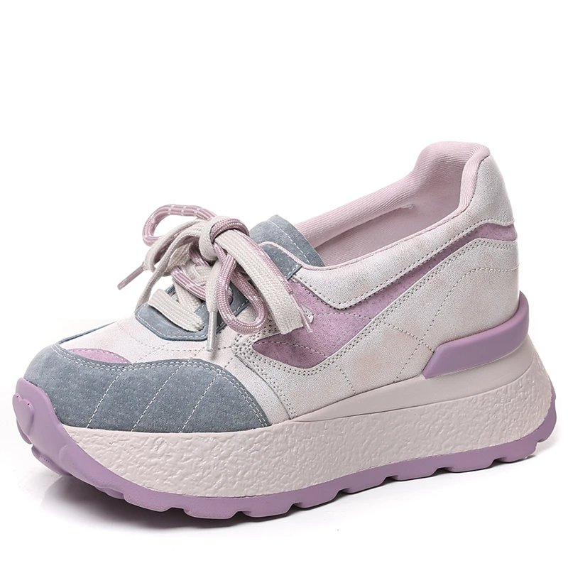 Женские кроссовки из натуральной кожи 3 цвета