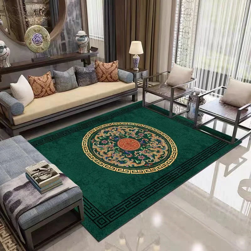 

2023 Chinese Style Living Room Sofa Coffee Table Carpet Classical Bedroom Bedside Carpets Balcony Corridor Rug Porch Nonslip Mat