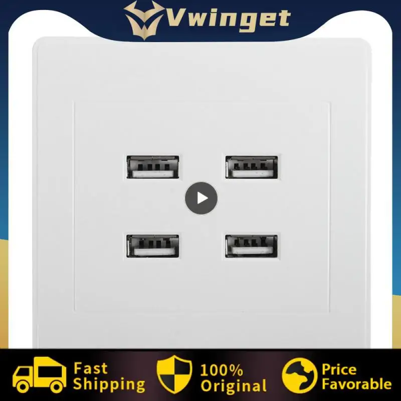 

1-5 шт., универсальная компактная розетка с 4 Usb-портами