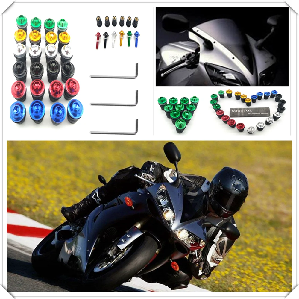 

Винты для мотоцикла SUZUKI BANDIT GSF1250 KTM Bajaj PulsaR 200, 10 шт.