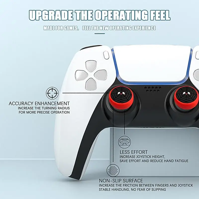 4 шт. Нескользящие защитные колпачки для джойстика PS4 Switch Pro