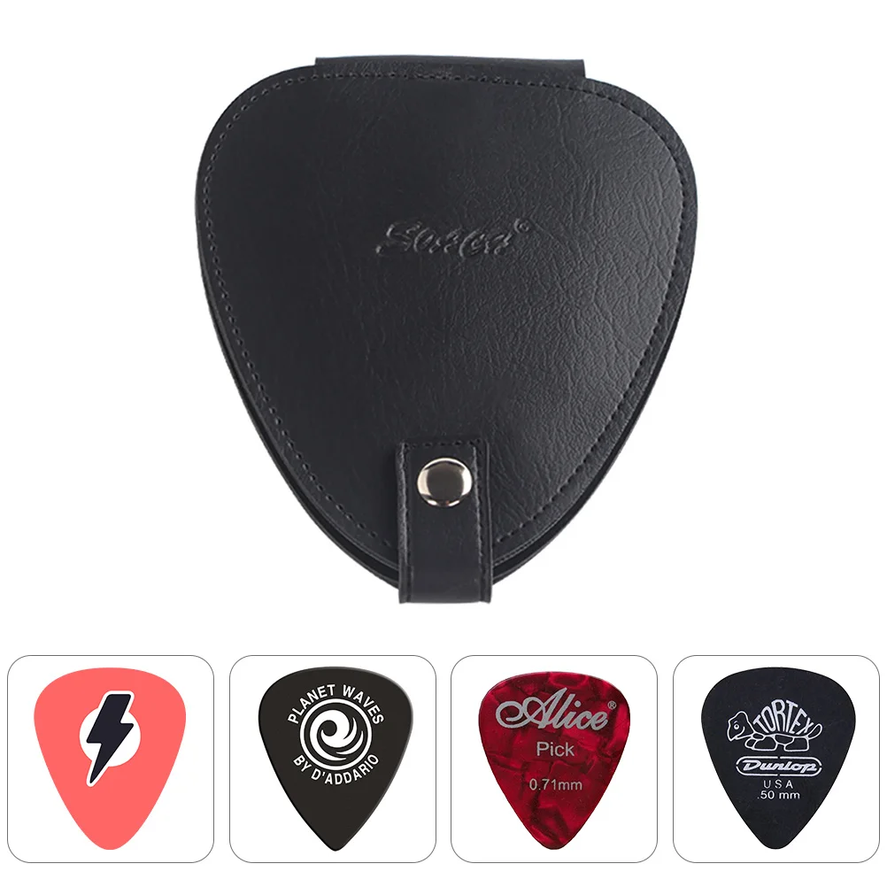 

1Pc 22 Slots Guitar Picks Storage Bag Durable Ukulele Bass Picks Organizer Bag